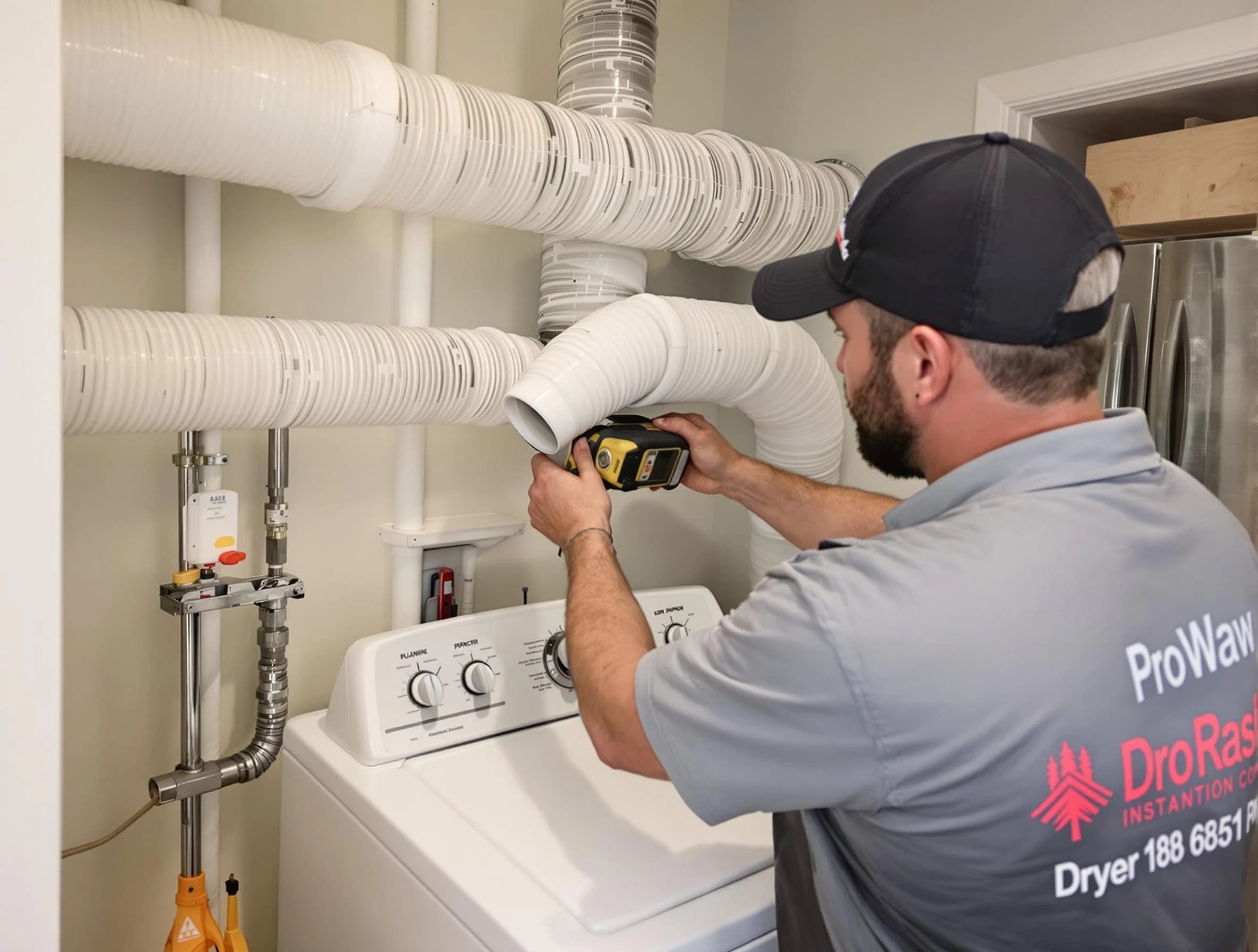 Professional dryer vent hose installation by Talladega Dryer Vent Cleaning in Talladega
