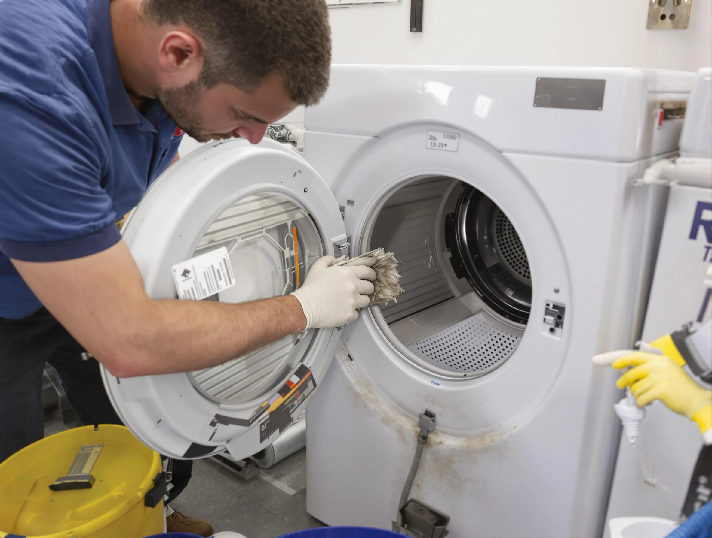 Talladega Dryer Vent Cleaning specialist performing detailed lint trap cleaning service in Talladega